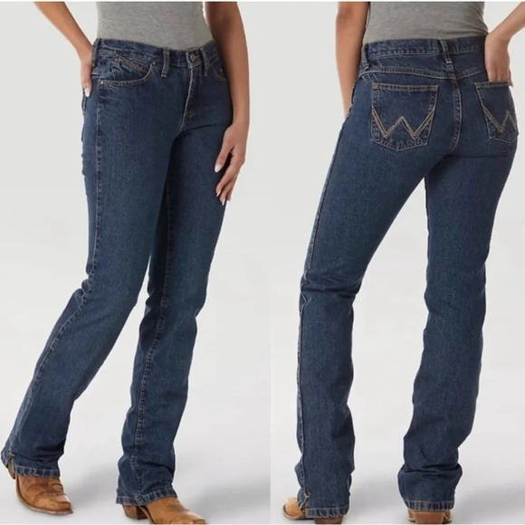 Wrangler Vintage Cash Western Cowgirl Cut Ultimate Riding Jeans 9/10 x 32 - Picture 1 of 16